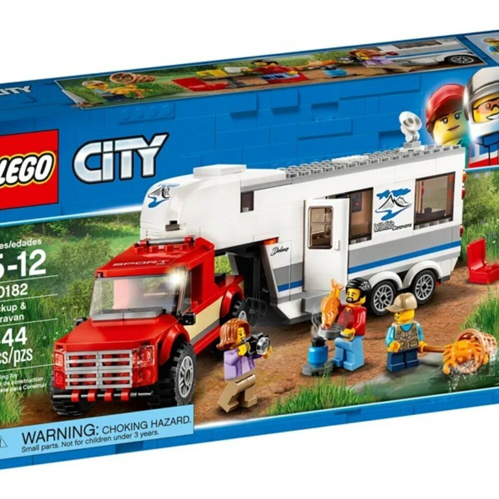 LEGO City Pickup & Caravan (60182).